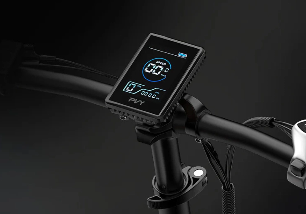 Màng hình màu LCD sắc nét hiểm thị thông số tốc độ