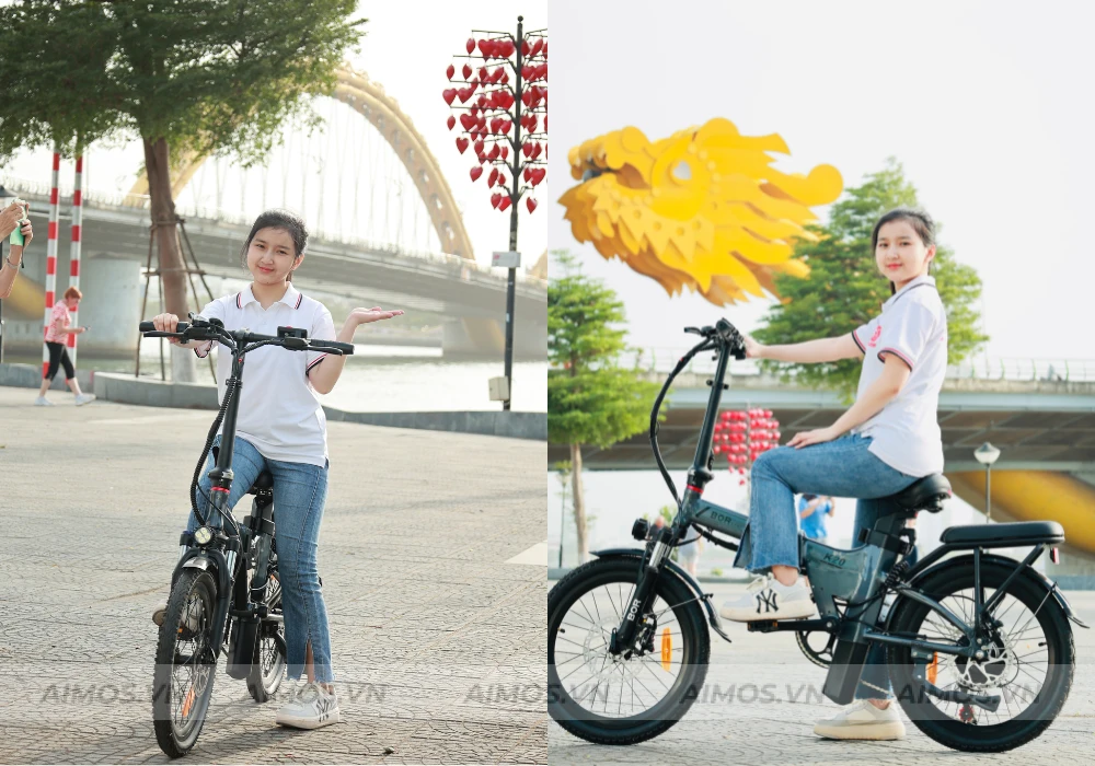 Mua xe đạp trợ lực điện uy tín tại AIMOS
