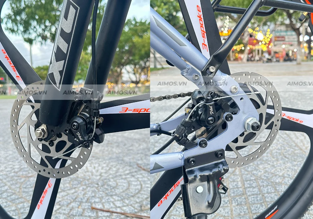 Hệ thống phanh đĩa E-ABS an toàn và nhạy bén