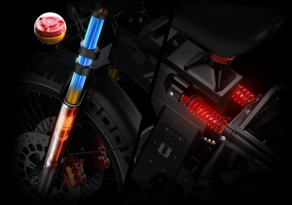 Trang bị bộ giảm xóc ấn tượng