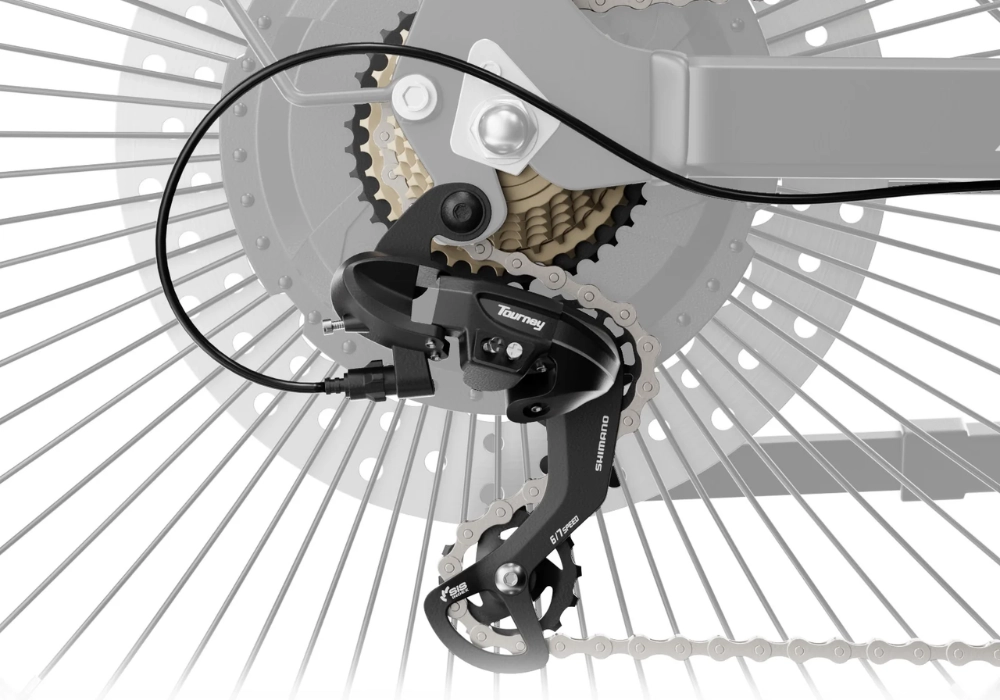 Shimano 7 tốc độ chuyển số linh hoạt