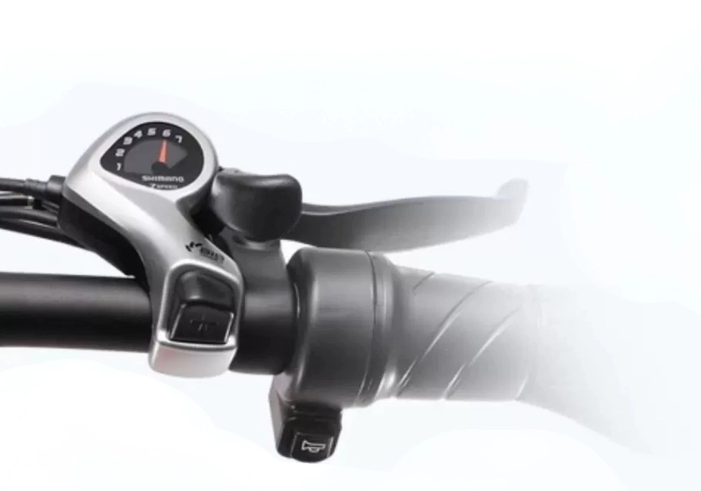 Trang bị bộ truyền động Shimano 7 cấp