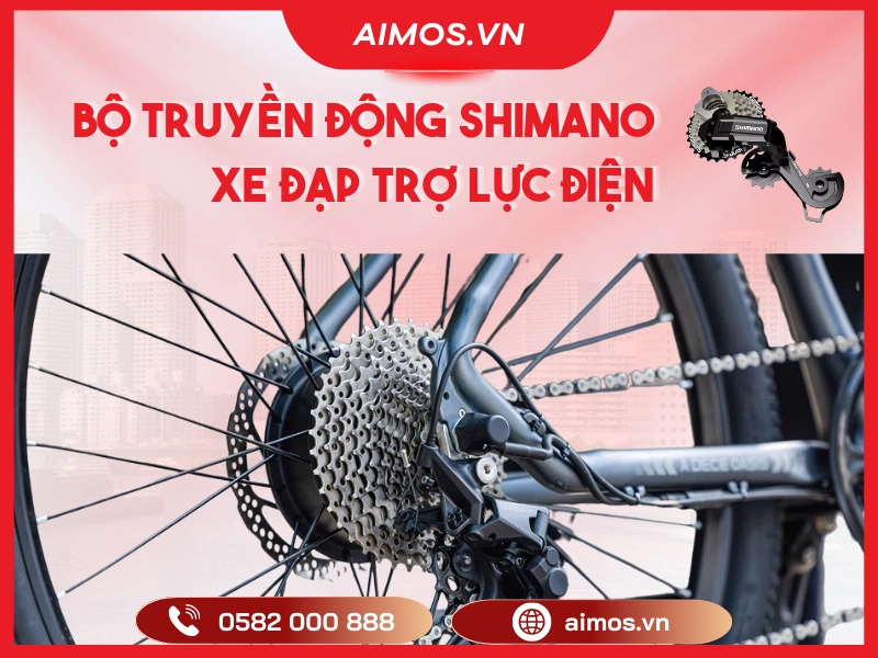 Bộ truyền động shimano xe đạp trợ lực điện