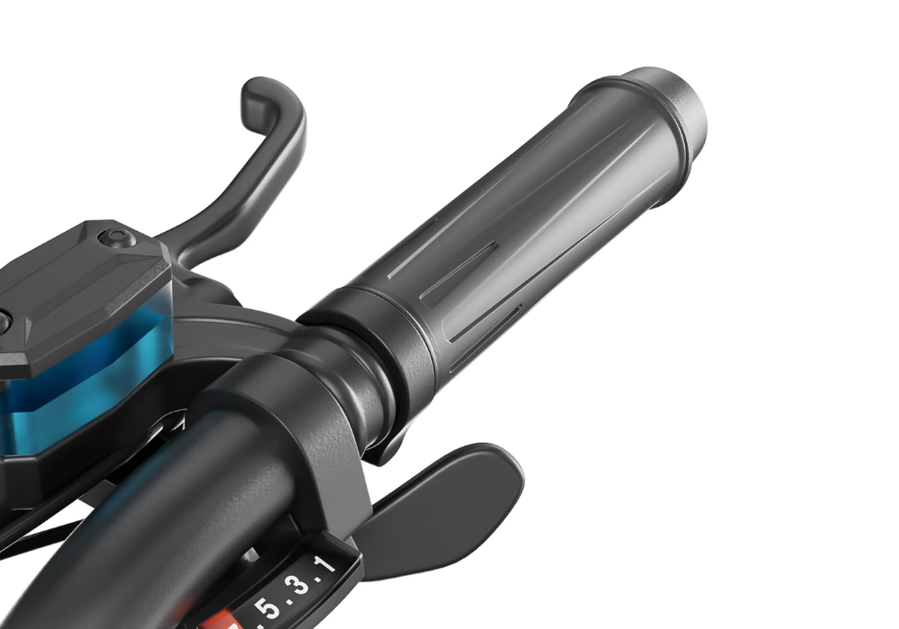 Tay ga xoay hết cỡ dễ kiểm soát