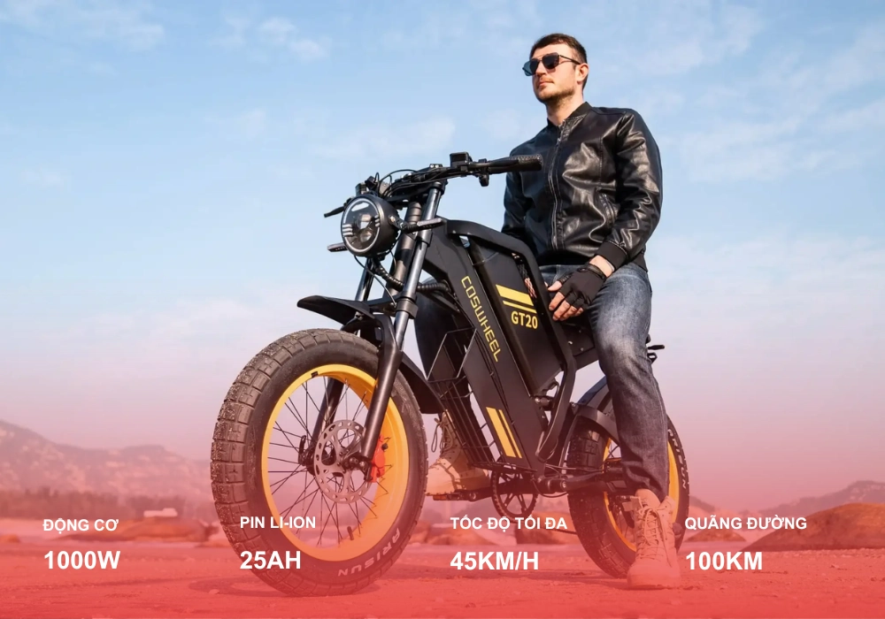 Xe đạp trợ lực điện COSWHEEL GT20