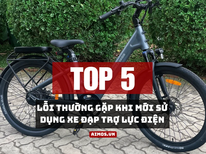 Top 5 lỗi thường gặp khi mới sử dụng xe đạp trợ lực điện