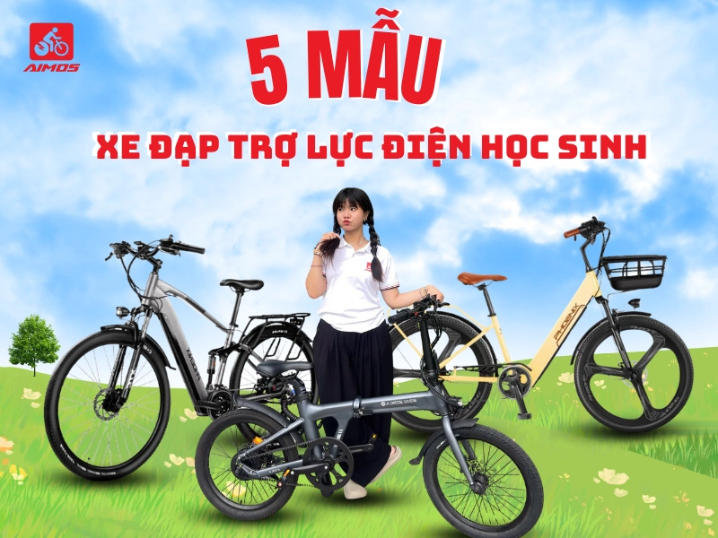 Top 5 xe đạp trợ lực điện học sinh