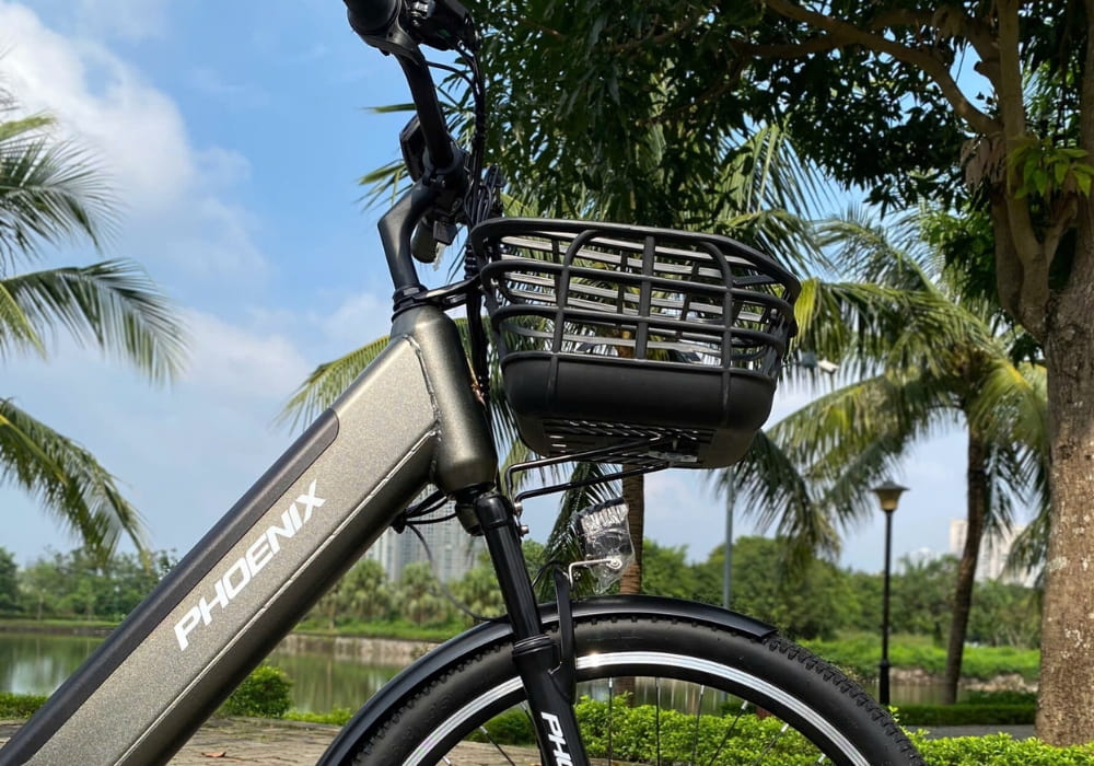 Trang bị giỏ xe tiện lợi