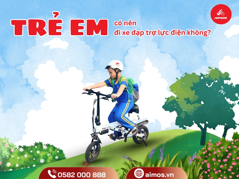 Trẻ em có nên dùng xe đạp trợ lực điện