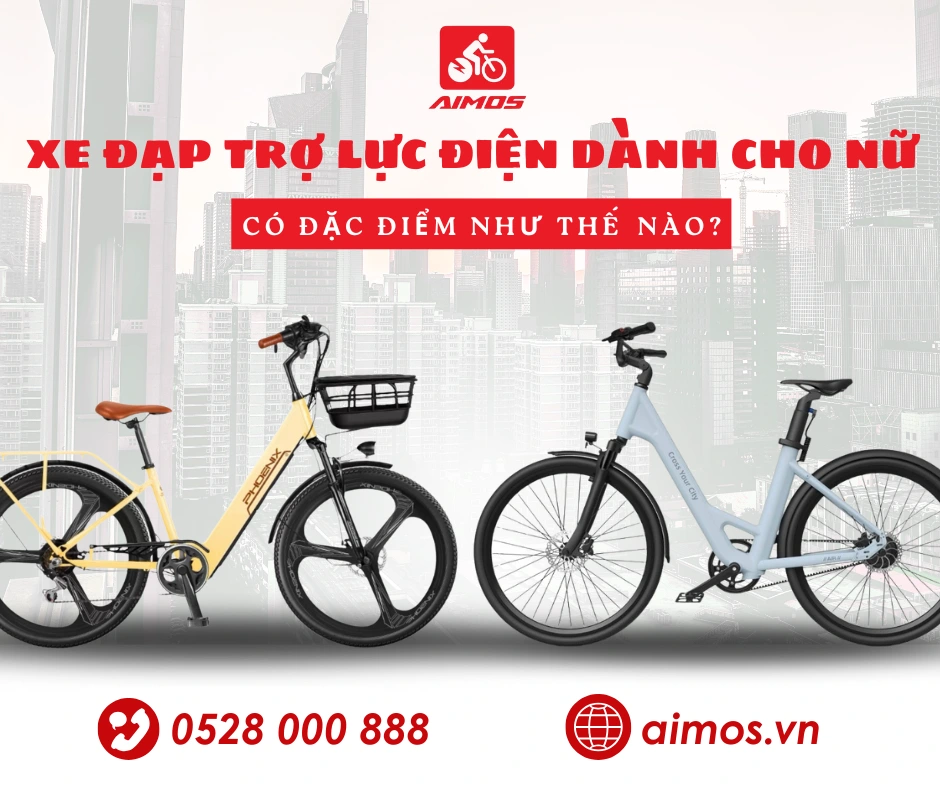 Xe đạp trợ lực điện dành cho nữ có đặc điểm như thế nào?