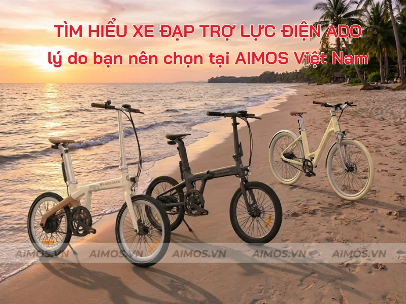 Xe đạp trợ lực điện ADO tại AIMOS