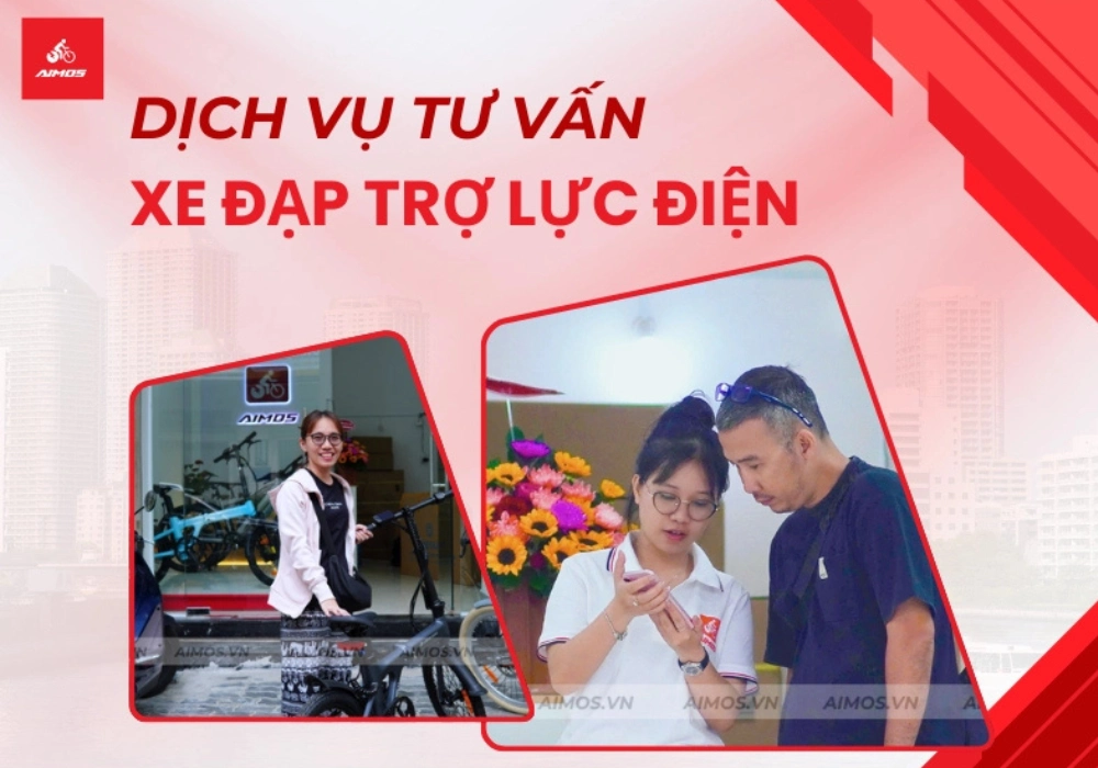 Xe đạp trợ lực điện AIMOS - Uy tín Việt Nam