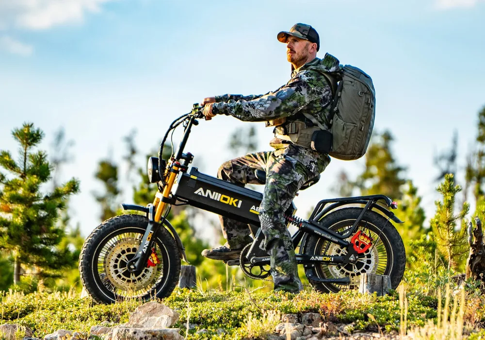 Xe đạp trợ lực điện ANIIOKI A8 Pro Max 60V80Ah động cơ kép