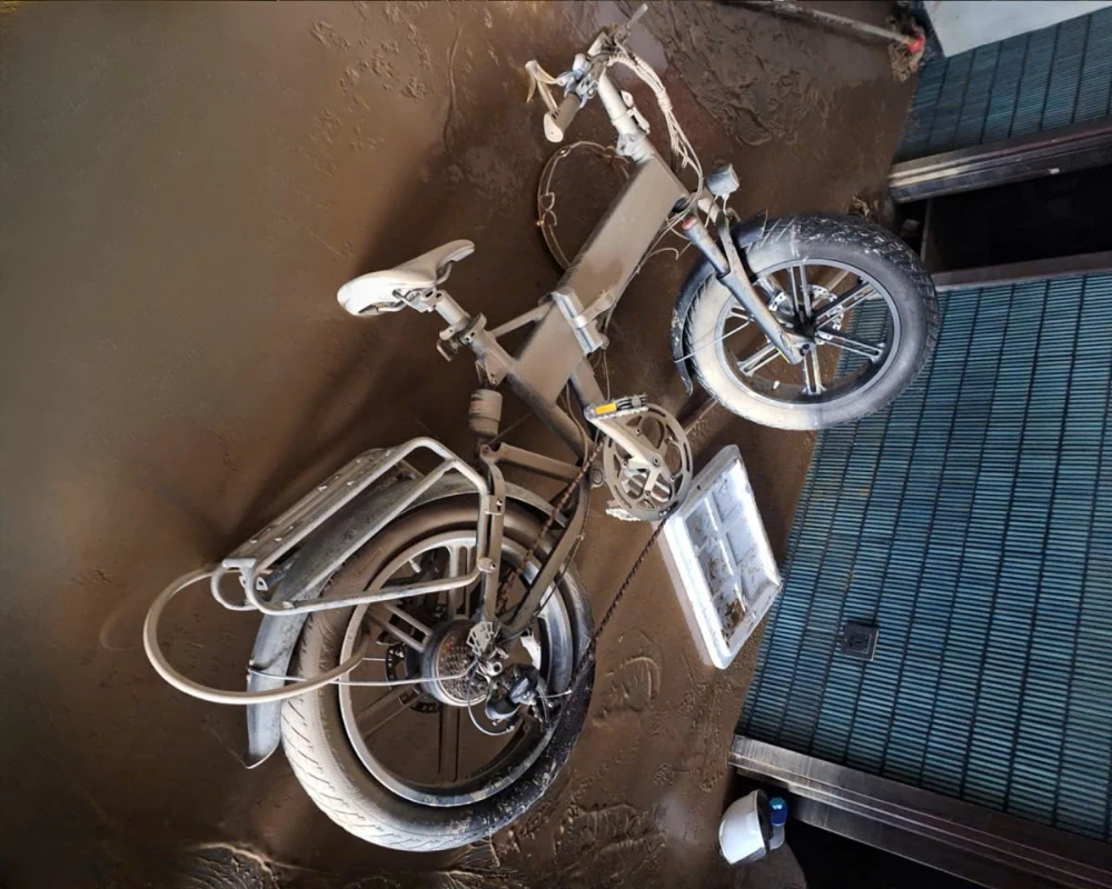 Xe đạp trợ lực điện bị ngập quá động cơ