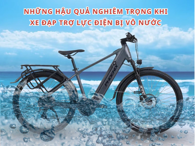 Xe đạp trợ lực điện bị vô nước và những hậu quả nghiêm trọng