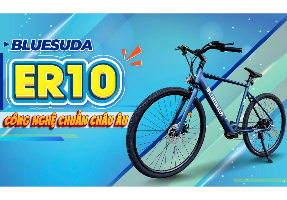 Mua xe đạp trợ lực điện Bluesuda ER10 tại AIMOS