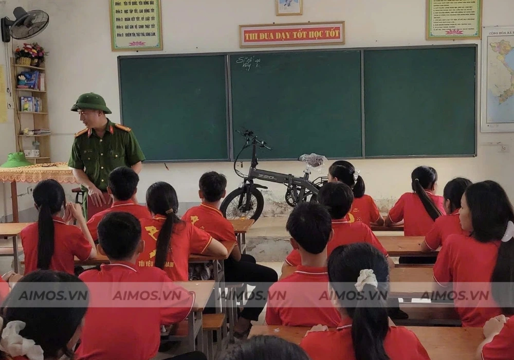 Xe đạp trợ lực điện được giáo dục trong trường học