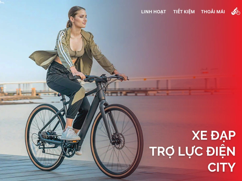 Xe đạp trợ lực điện city là sự lựa chọn tối ưu