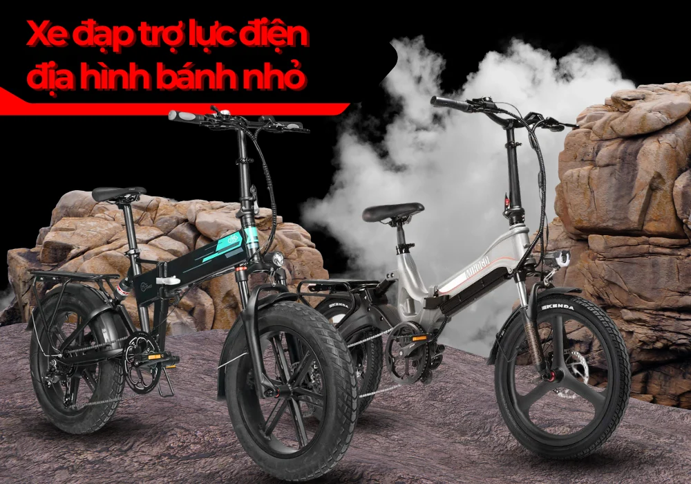 Xe đạp trợ lực điện địa hình bánh nhỏ
