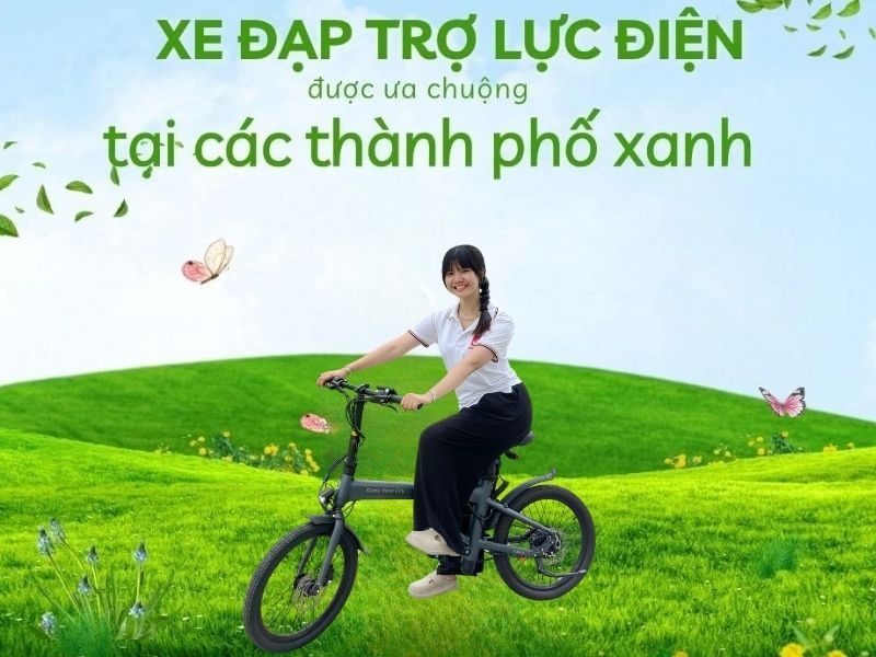 Xe đạp trợ lực điện được ưa chuộng tại các thành phố xanh