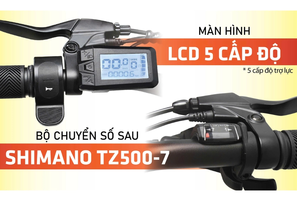 Màn hình theo dõi thông tin và bộ đề giúp di chuyển linh hoạt từng cung đường