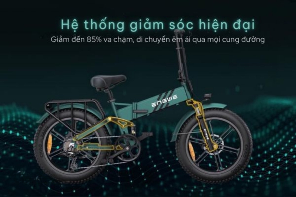Xe Đạp Trợ Lực Điện Engwe Pro 2.0 giảm xóc