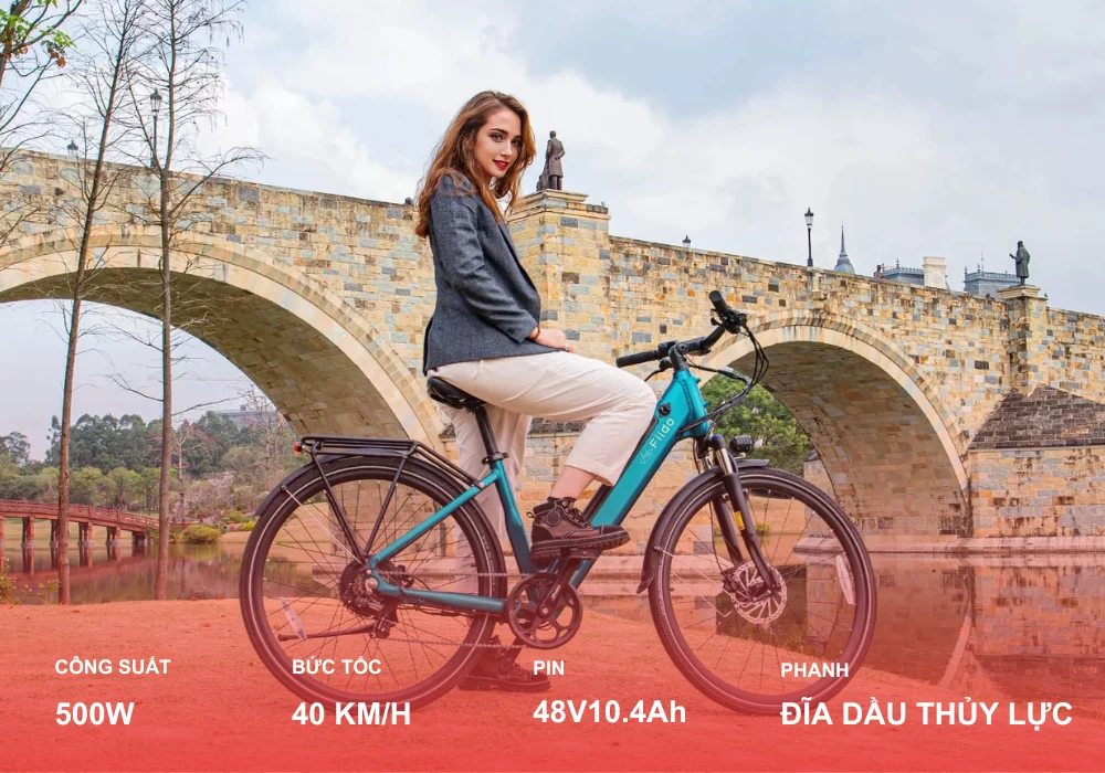 Thông số nổi bật trên xe đạp trợ lực điện Fiido C11