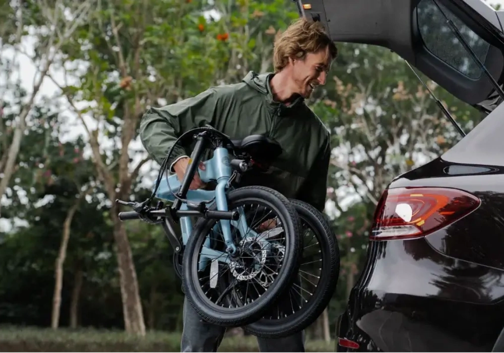 Xe đạp trợ lực điện có thể gấp gọn, dễ dàng mang theo