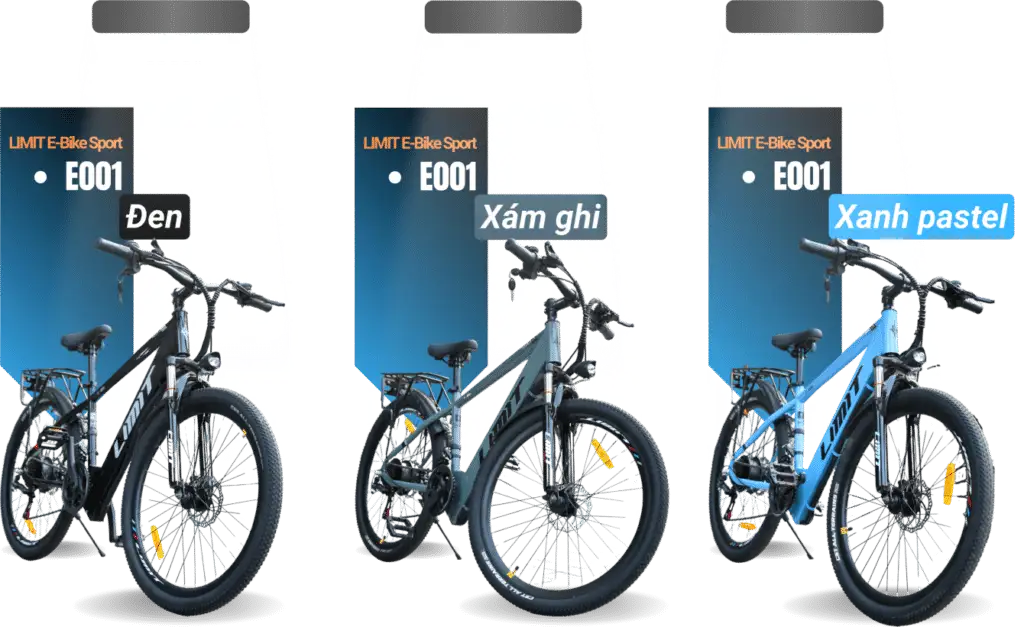 Giá xe đạp trợ lực điện Limit E001 với thiết kế hiện đại