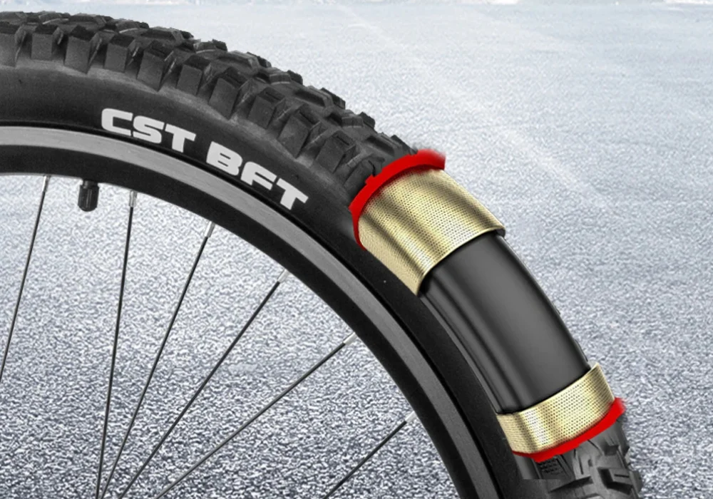 Bánh 27.5 inch cho cảm giác chạy rất êm và giữ hướng tốt