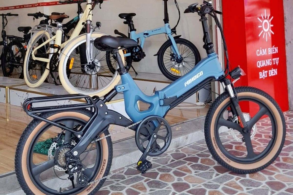 Xe đạp trợ lực điện MIHOGO RX 2.4 làm từ hợp kim magie nguyên khối