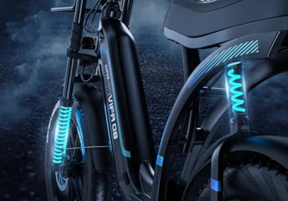 Ouxi Q8 có tới ba phuộc giảm xóc