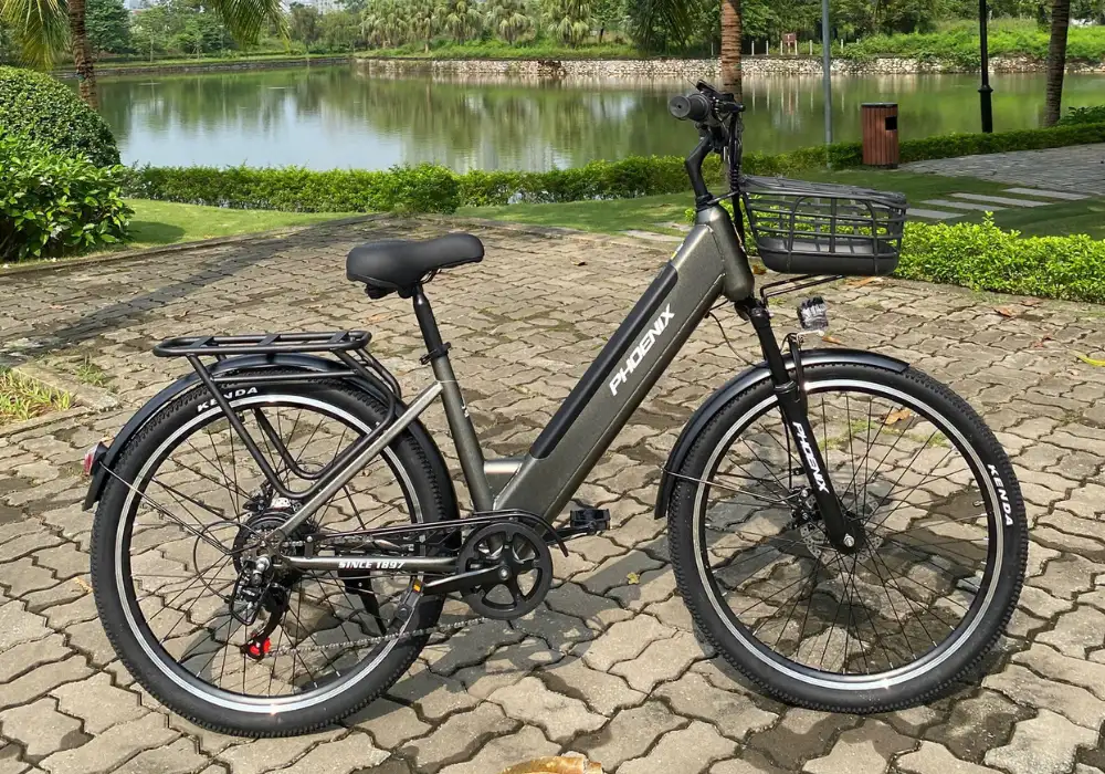 Xe đạp trợ lực điện Phoenix A9 Pro sử dụng NFC