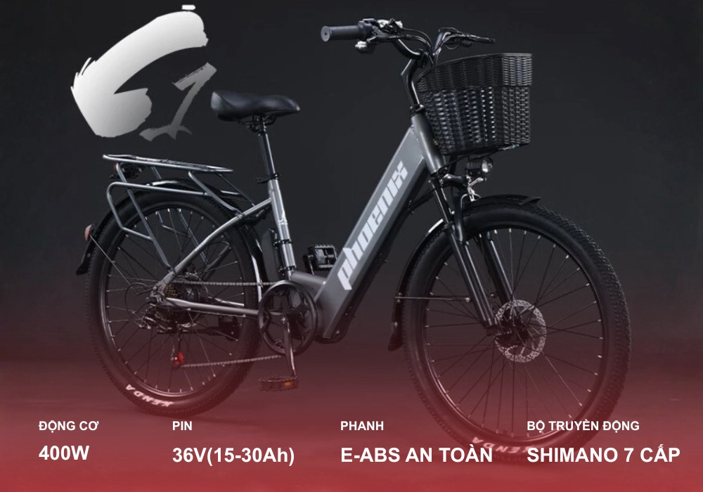 Xe đạp trợ lực điện Phoenix C1