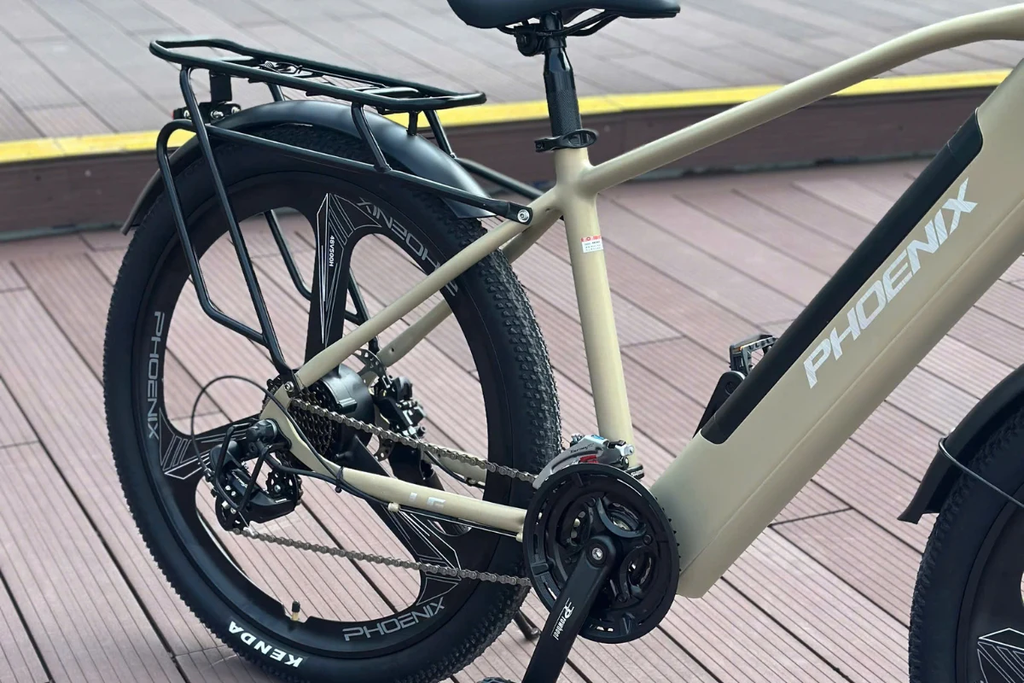 Bộ truyền động Shimano 7 cấp trên xe đạp trợ lực điện Phoenix LG