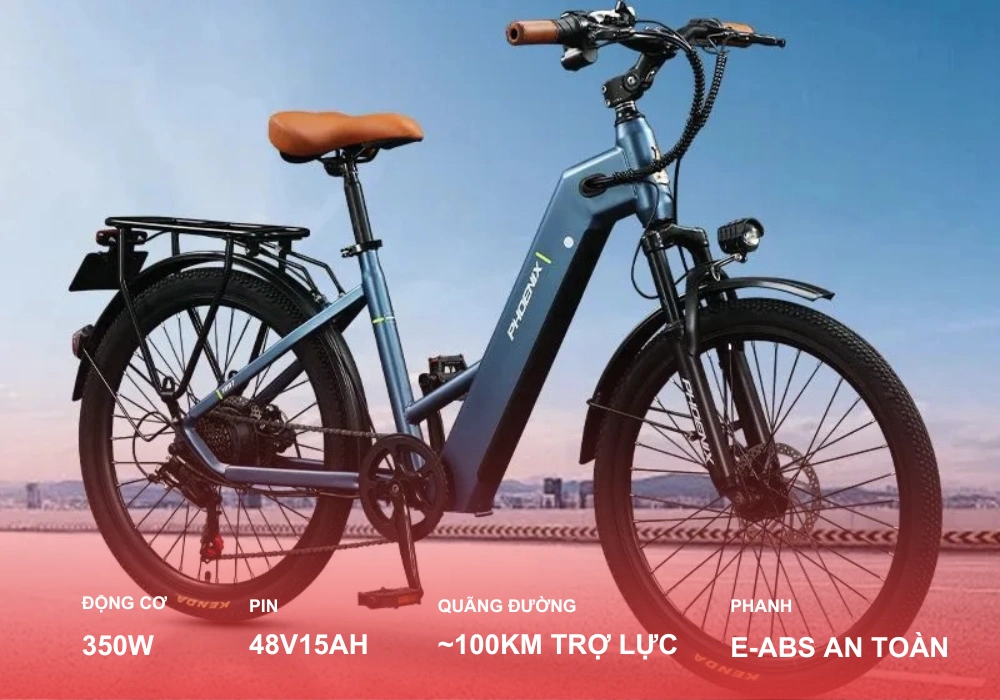 Xe đạp trợ lực điện Phoenix TR1