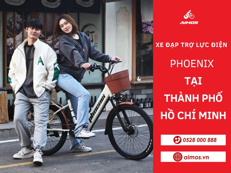 Xe đạp trợ lực điện Phoenix tại thành phố Hồ Chí Minh