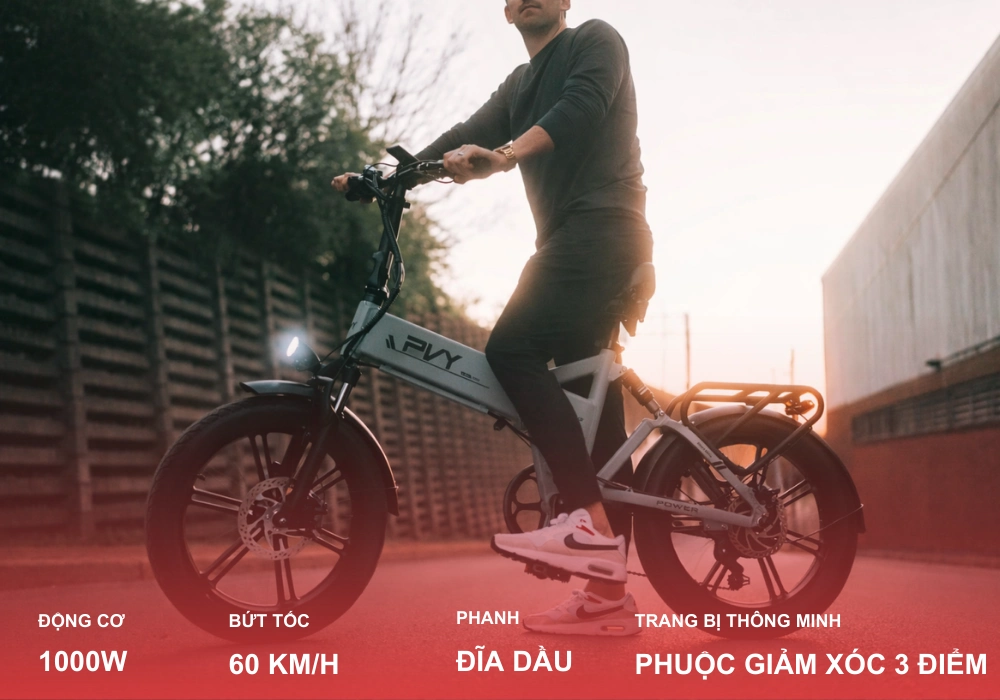 Xe đạp trợ lực điện PVY Z20 Plus