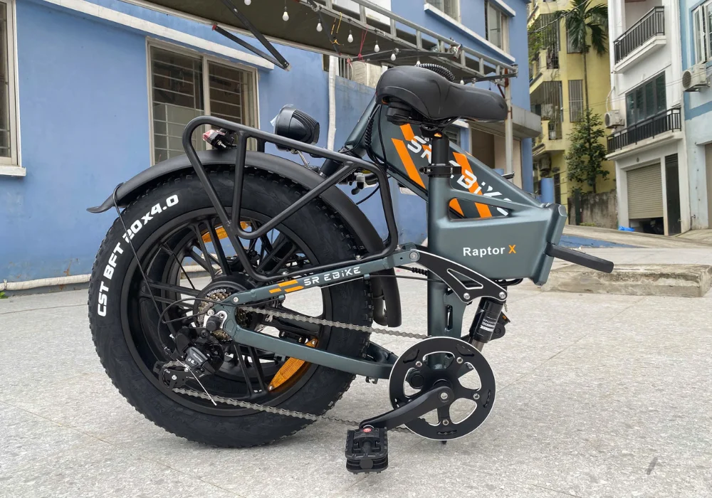 Xe đạp trợ lực điện RAPTOR X thiết kế gấp gọn tiện lợi