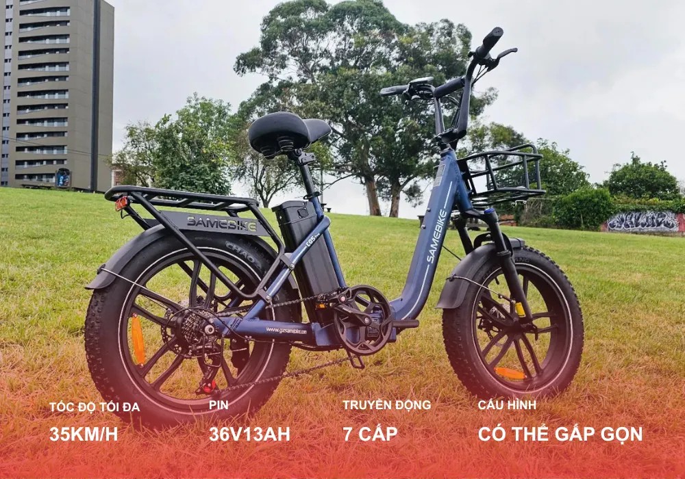 Xe đạp trợ lực điện Samebike C05 Pro