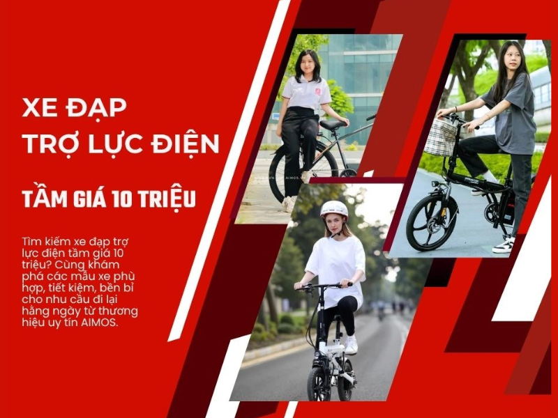 Xe đạp trợ lực điện tầm giá 10 triệu