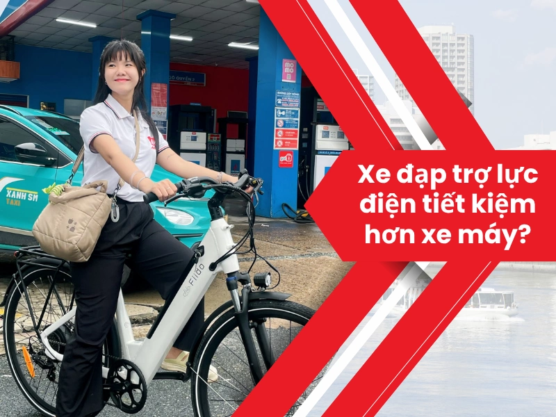 Xe đạp trợ lực điện tiết kiệm hơn xe máy