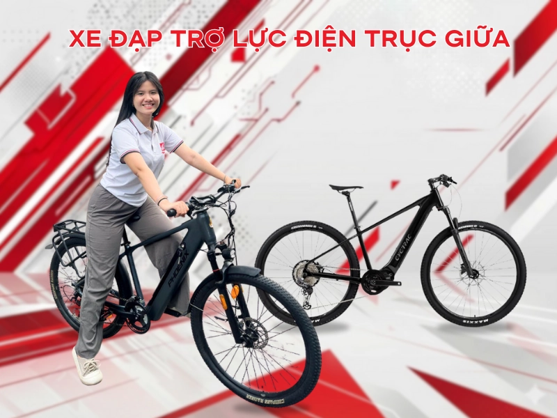 Mua xe đạp trợ lực điện trục giữa tại AIMOS