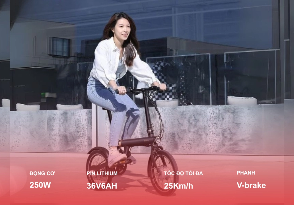 Xe đạp trợ lực điện Xiaomi QiCycle F2