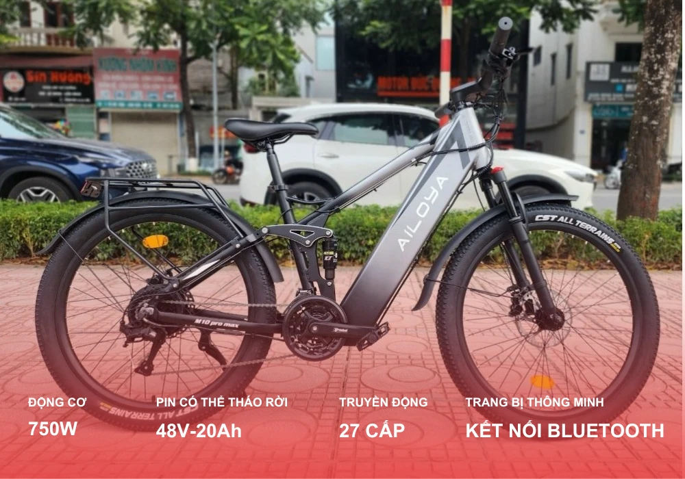 Xe đạp trợ lực điện Zhengbu M10 Pro Max