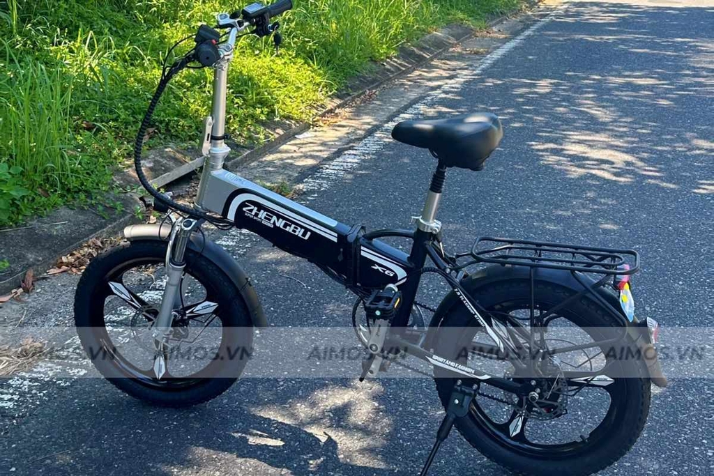 Xe đạp trợ lực điện Zhengbu X6 gấp gọn bỏ vừa ô tô