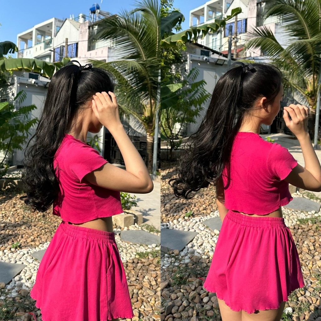 Tóc Buộc Tóc Giả Xoăn nhiều D19 (nhiều độ dài)