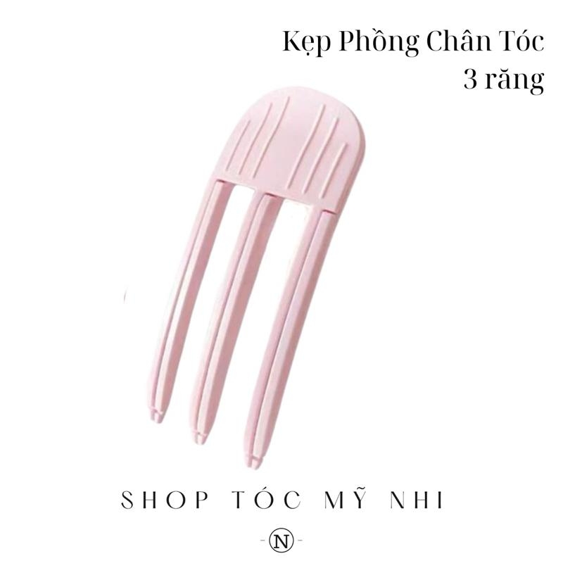 Lược Kẹp Làm Phồng Chân Tóc Tích Hợp Kẹp Hổ Trợ