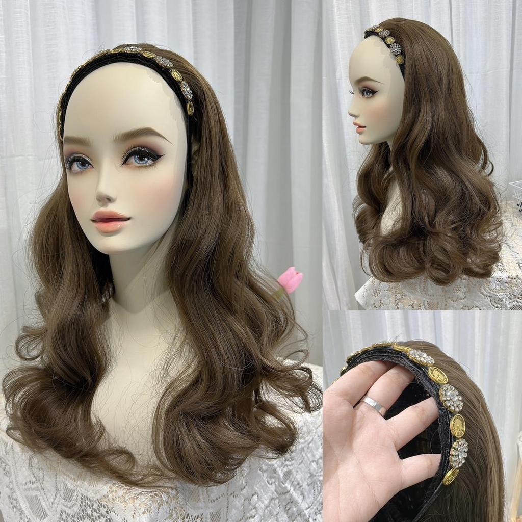 Tóc giả Băng Đô Dán BD06ABC