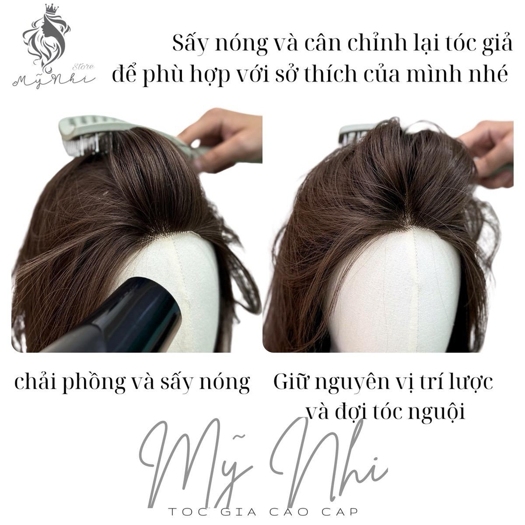 Tóc Giả 5D02 Xù Sóng 70cm